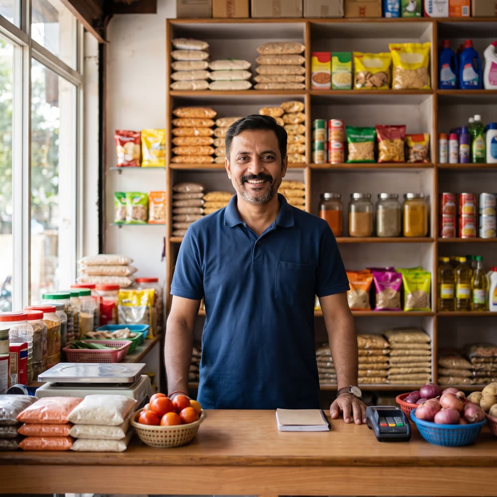 Kirana & grocery — illustrative shop photograph